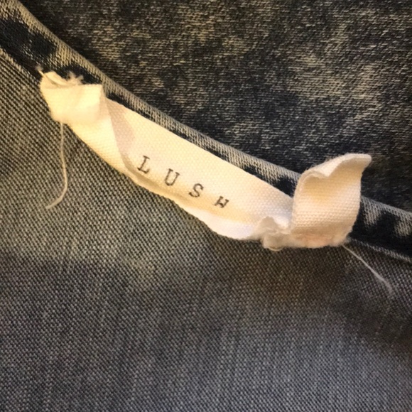 Lush Low-Back Denim Dress - Picture 4 of 4